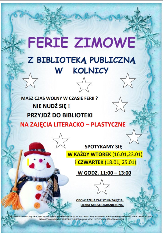 Ferie zimowe w gminie Grodków