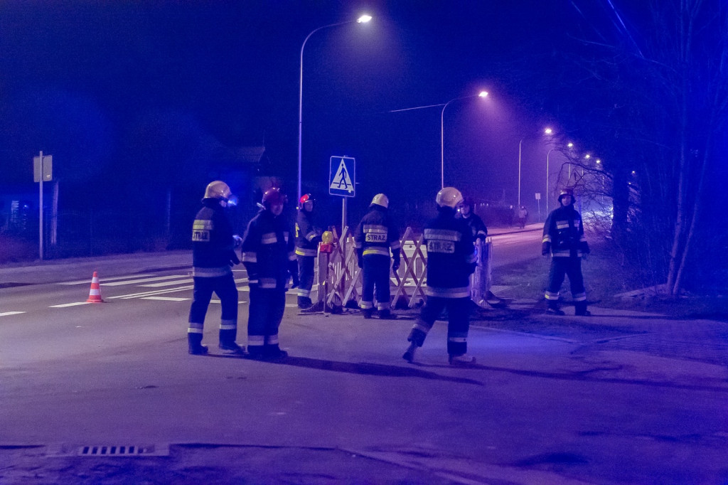 Awaria sieci gazowej w Grodkowie.  Ewakuowano 21 osób