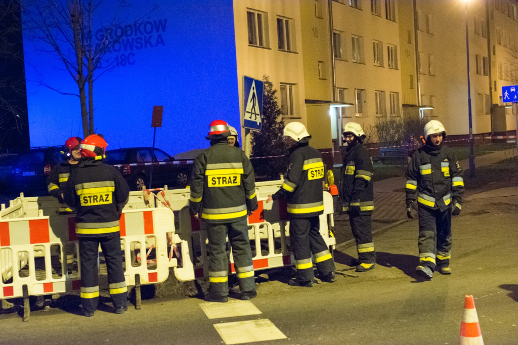 Awaria sieci gazowej w Grodkowie.  Ewakuowano 21 osób
