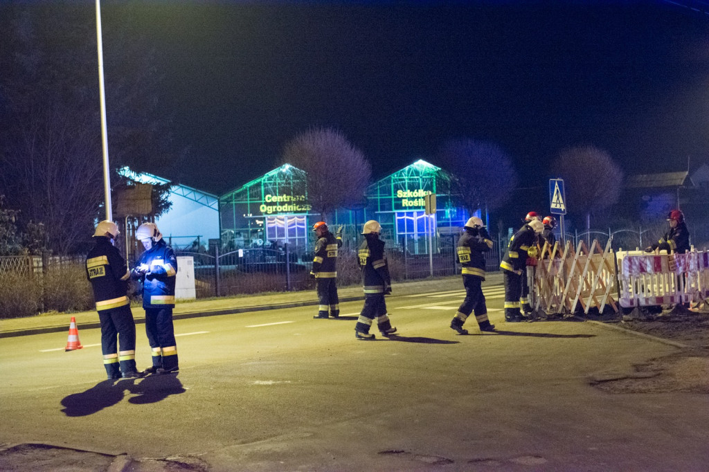 Awaria sieci gazowej w Grodkowie.  Ewakuowano 21 osób