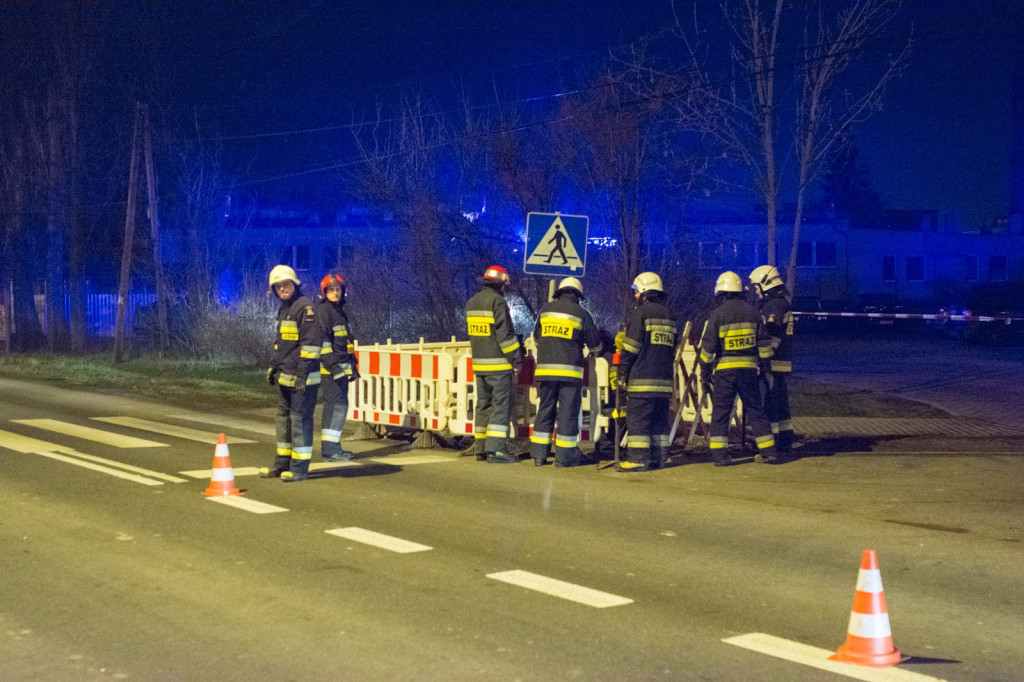 Awaria sieci gazowej w Grodkowie.  Ewakuowano 21 osób