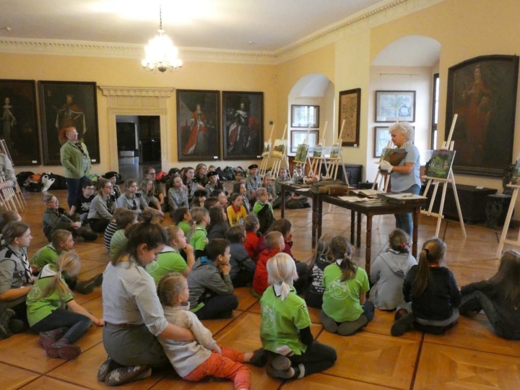 Warsztaty dla harcerzy w Zamku Piastów Śląskich