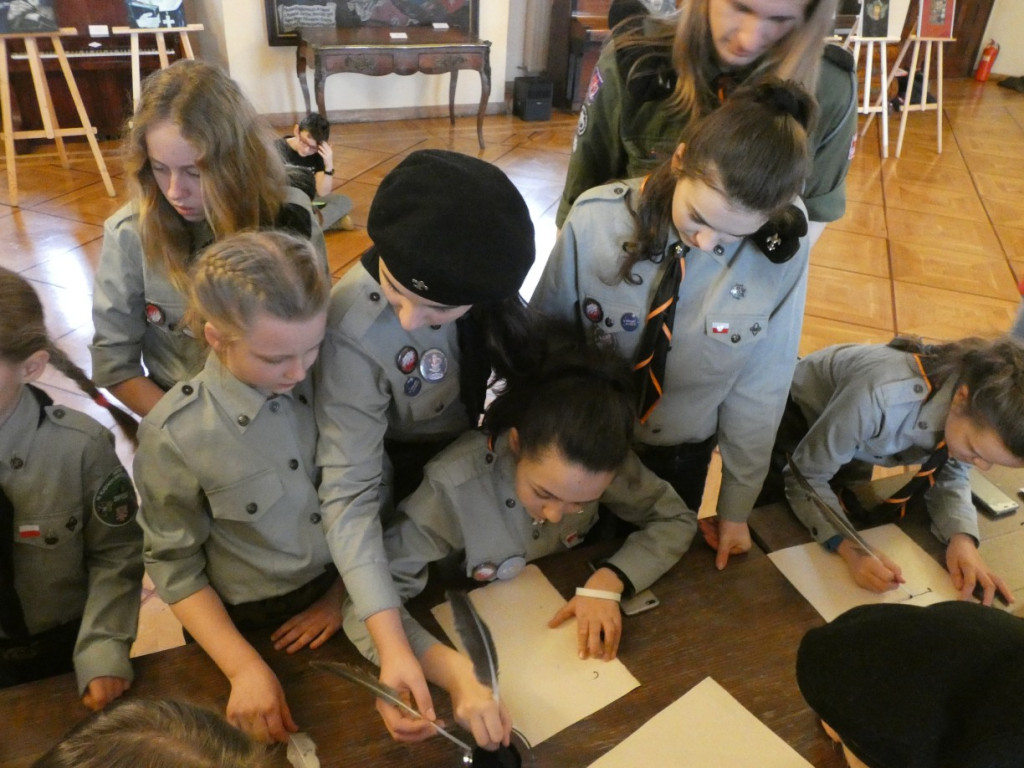 Warsztaty dla harcerzy w Zamku Piastów Śląskich