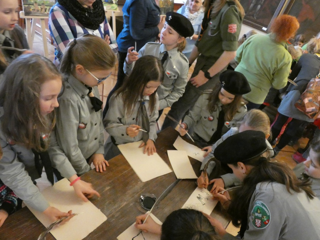 Warsztaty dla harcerzy w Zamku Piastów Śląskich