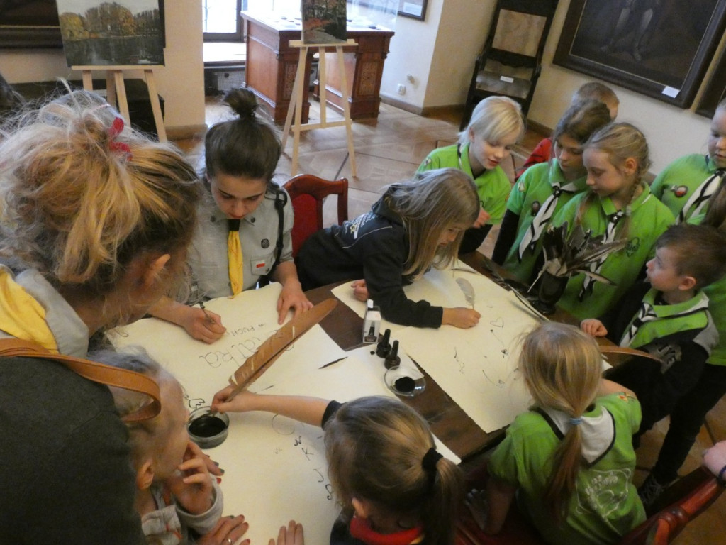 Warsztaty dla harcerzy w Zamku Piastów Śląskich