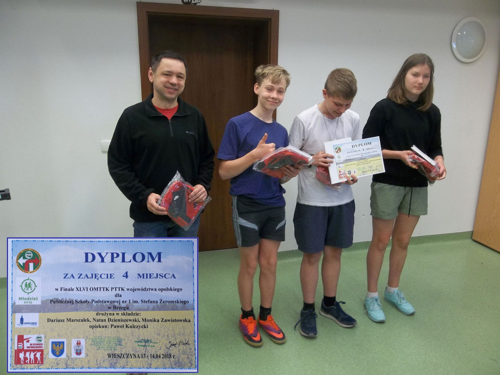 Uczniowie PSP 1 Brzeg wśród najlepszych młodych turystów i krajoznawców z województwa opolskiego