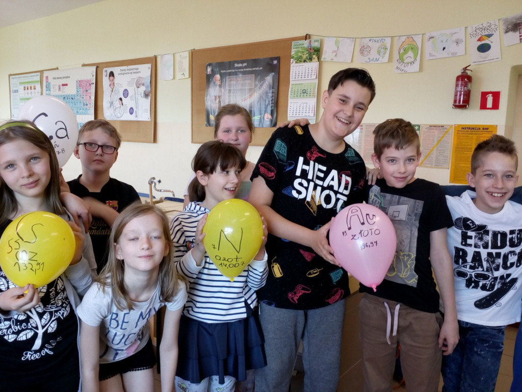 Odkrywcy sekretów nauki - zajęcia unijne w PSP 5