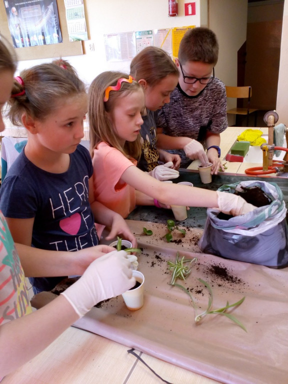 Odkrywcy sekretów nauki - zajęcia unijne w PSP 5