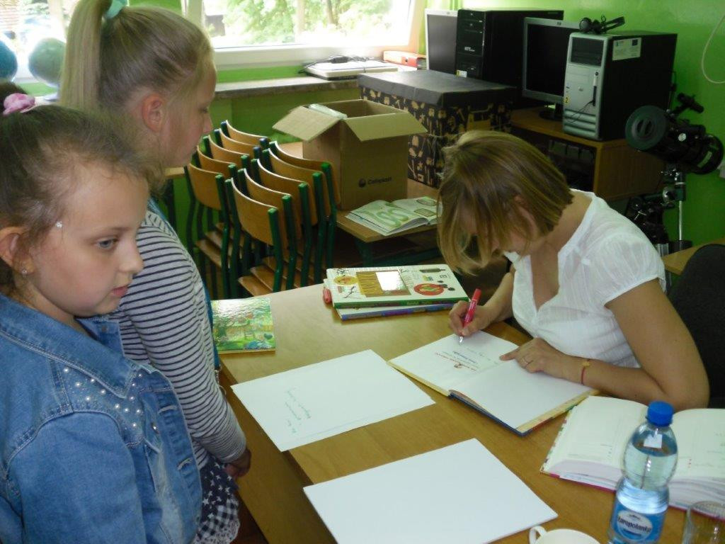 Spotkanie w bibliotece w Gnojnej