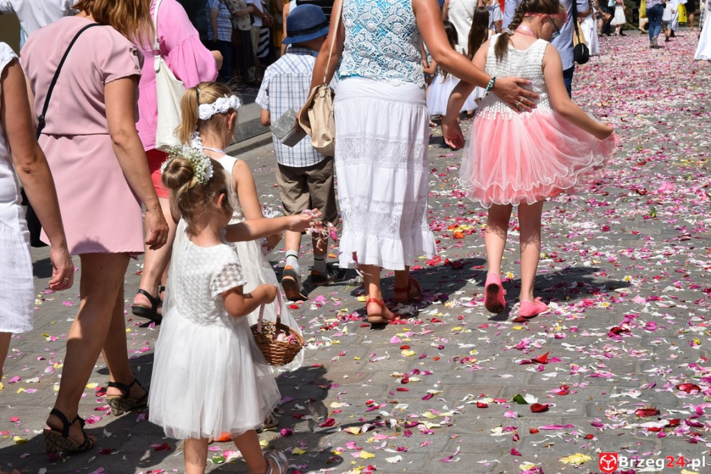 Boże Ciało w Brzegu. Międzyparafialna procesja przeszła ulicami miasta