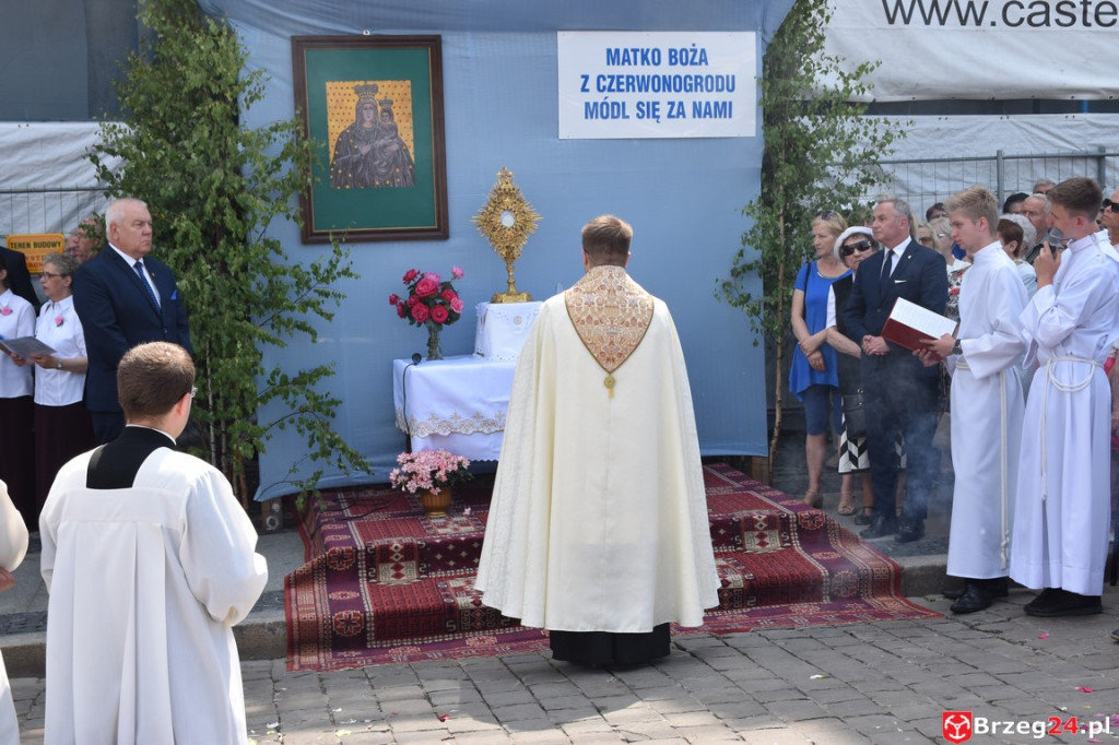 Boże Ciało w Brzegu. Międzyparafialna procesja przeszła ulicami miasta
