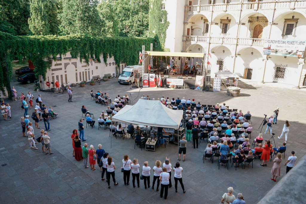 Polscy artyści mieszkający za granicą najechali na Zamek Piastów Śląskich