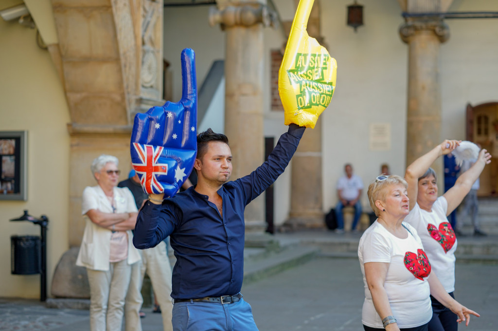 Polscy artyści mieszkający za granicą najechali na Zamek Piastów Śląskich