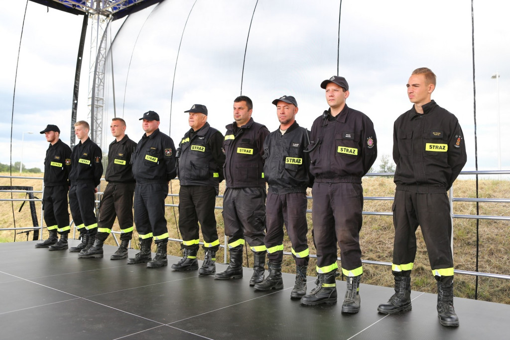 OSP Mąkoszyce i OSP KSRG Lubsza na 17. Wojewódzkich Obchodach Dnia Inwalidy