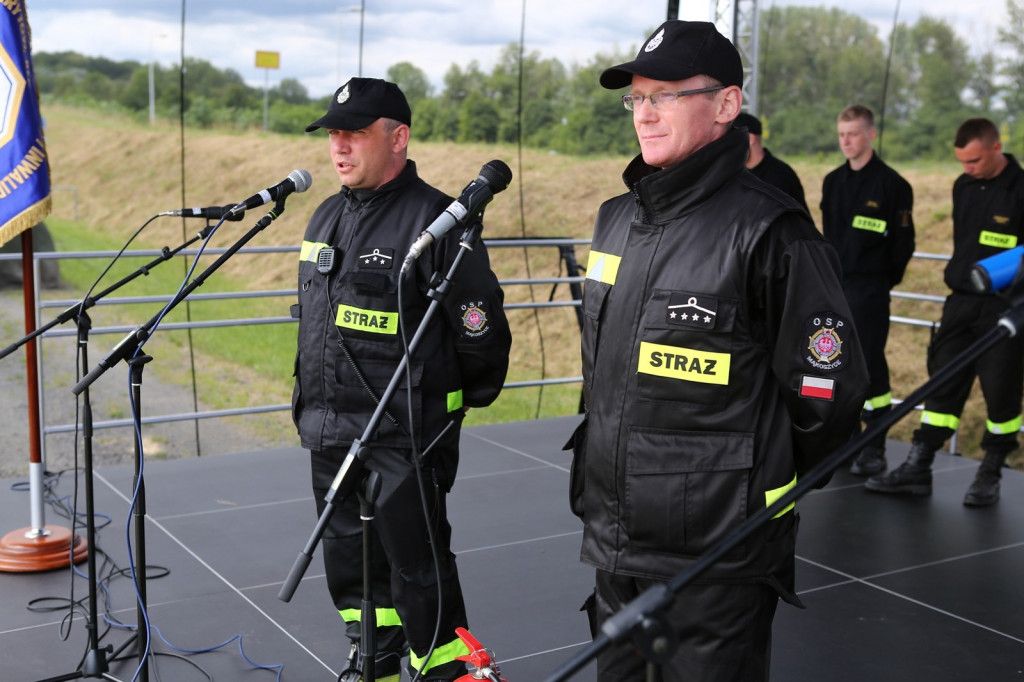 OSP Mąkoszyce i OSP KSRG Lubsza na 17. Wojewódzkich Obchodach Dnia Inwalidy