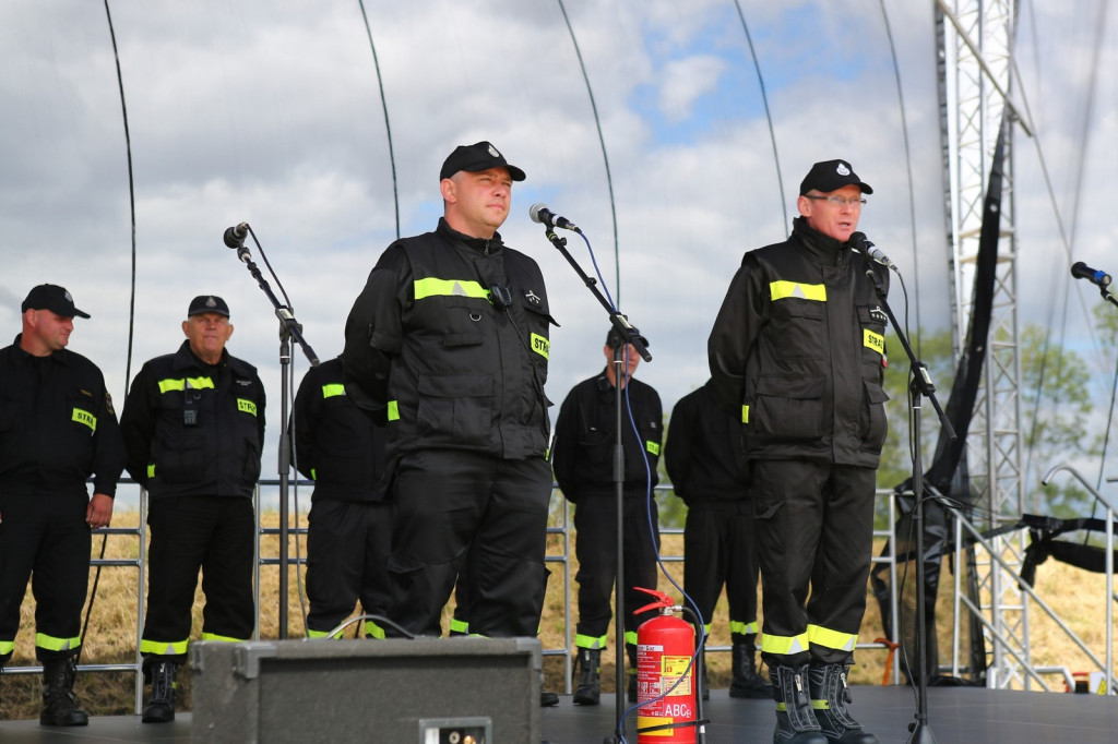 OSP Mąkoszyce i OSP KSRG Lubsza na 17. Wojewódzkich Obchodach Dnia Inwalidy