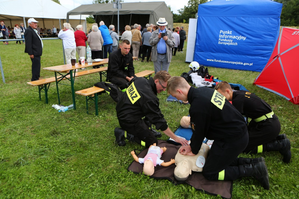 OSP Mąkoszyce i OSP KSRG Lubsza na 17. Wojewódzkich Obchodach Dnia Inwalidy