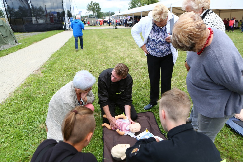 OSP Mąkoszyce i OSP KSRG Lubsza na 17. Wojewódzkich Obchodach Dnia Inwalidy