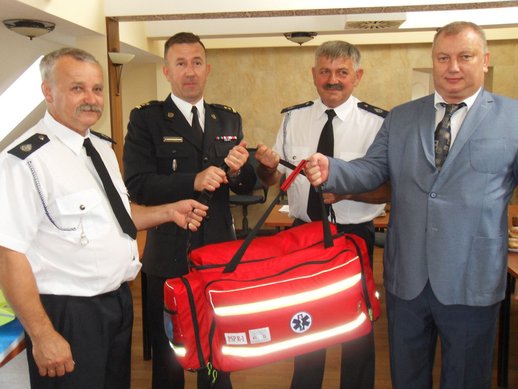 Sprzęt dla strażaków ochotników z terenu Gminy Lubsza