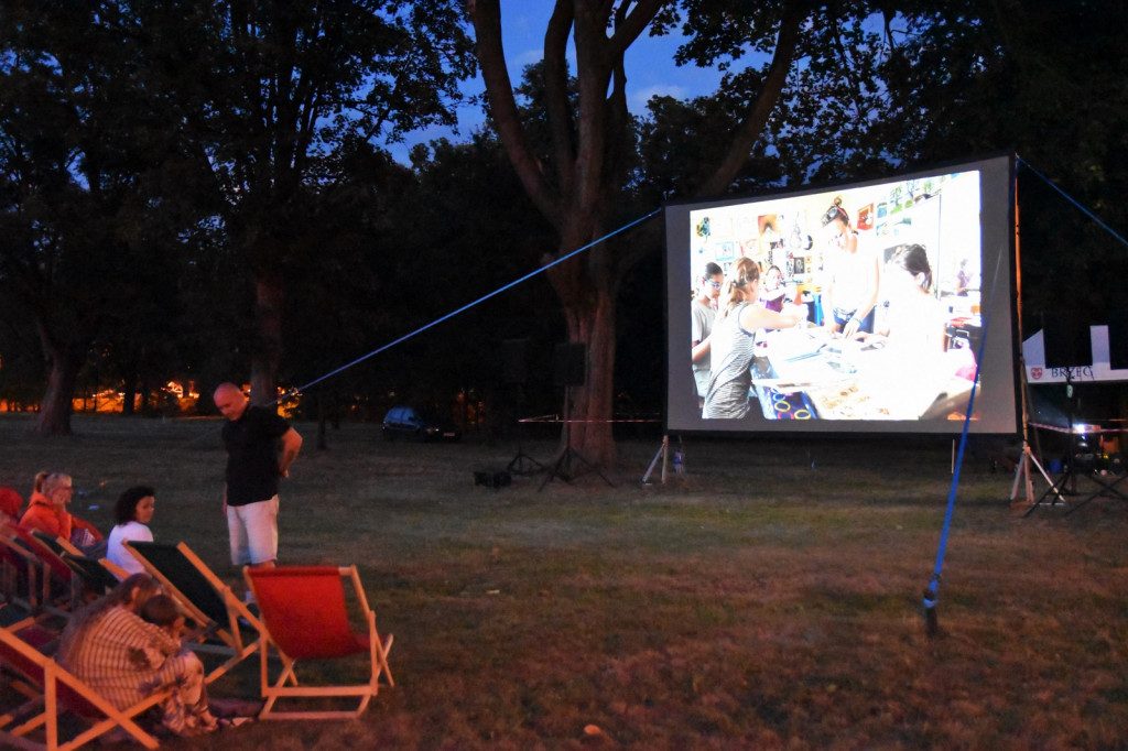 Plenerowy seans filmu pt. 