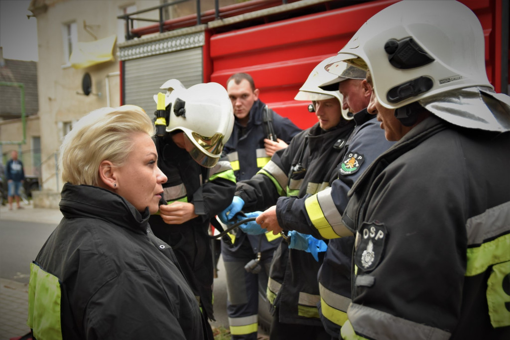 Manewry strażackie w gminie Olszanka. Druhowie doskonalili swoje umiejętności bojowe
