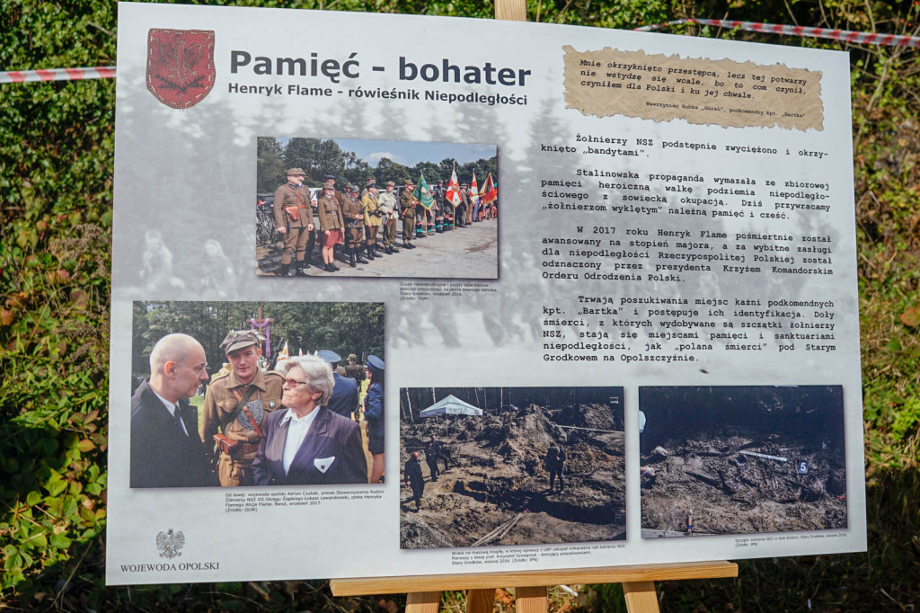 Obchody 72-lecia mordu na Żołnierzach Wyklętych w Starym Grodkowie