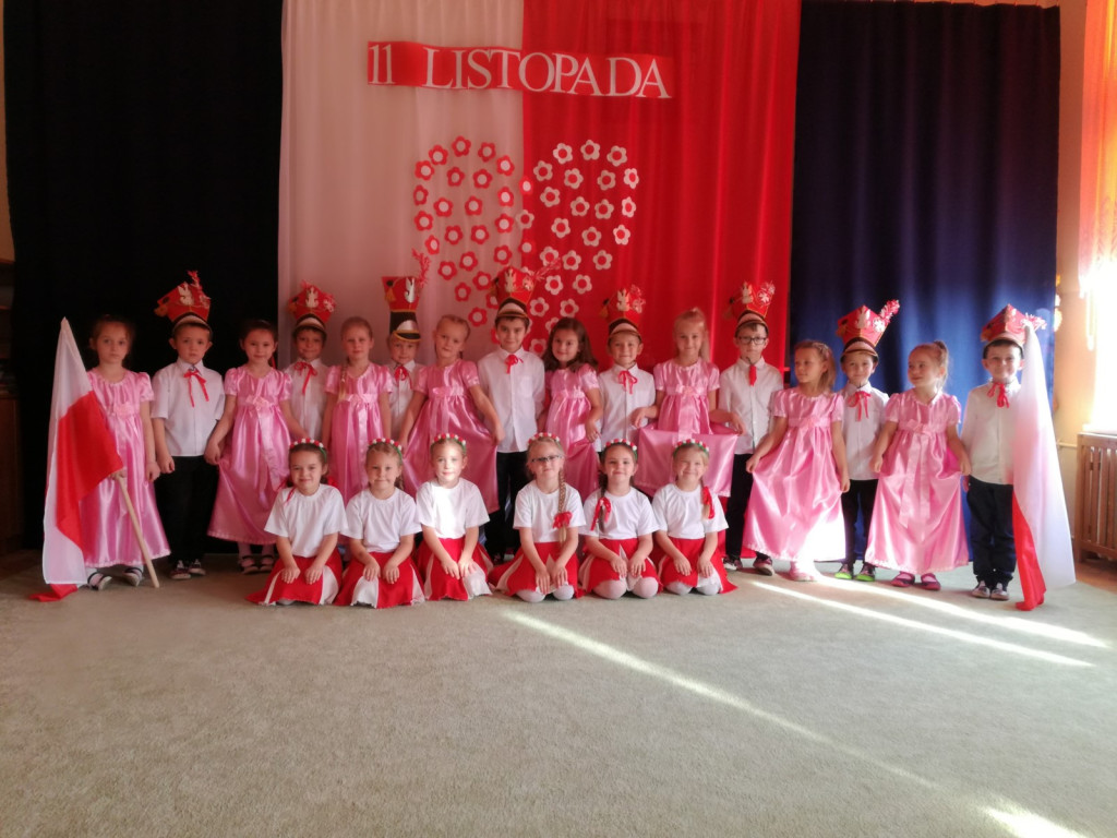 Obchody 100. Rocznicy Odzyskania Niepodległości w Przedszkolu Publicznym nr 8 w Brzegu