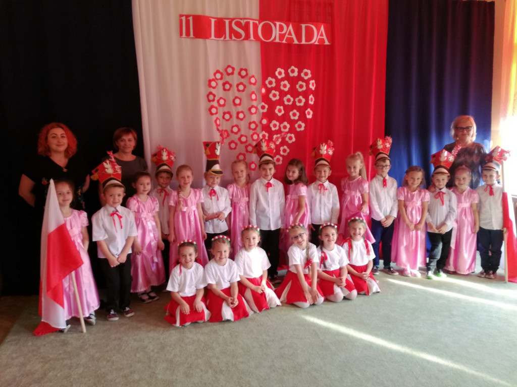 Obchody 100. Rocznicy Odzyskania Niepodległości w Przedszkolu Publicznym nr 8 w Brzegu