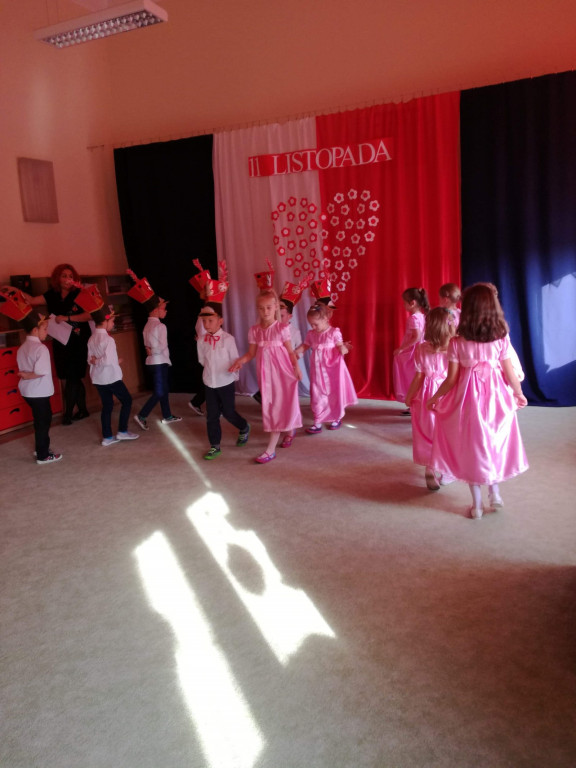 Obchody 100. Rocznicy Odzyskania Niepodległości w Przedszkolu Publicznym nr 8 w Brzegu