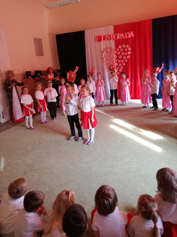 Obchody 100. Rocznicy Odzyskania Niepodległości w Przedszkolu Publicznym nr 8 w Brzegu