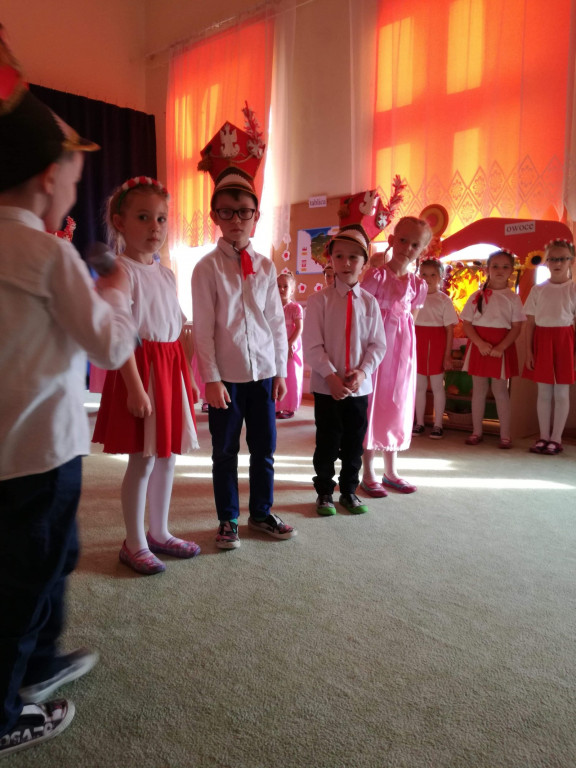 Obchody 100. Rocznicy Odzyskania Niepodległości w Przedszkolu Publicznym nr 8 w Brzegu