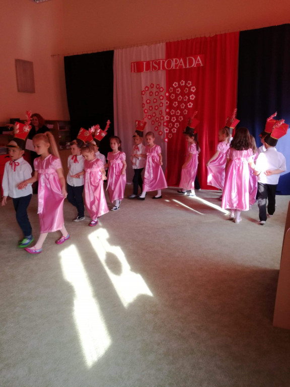 Obchody 100. Rocznicy Odzyskania Niepodległości w Przedszkolu Publicznym nr 8 w Brzegu