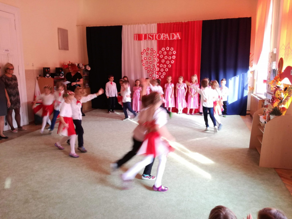 Obchody 100. Rocznicy Odzyskania Niepodległości w Przedszkolu Publicznym nr 8 w Brzegu