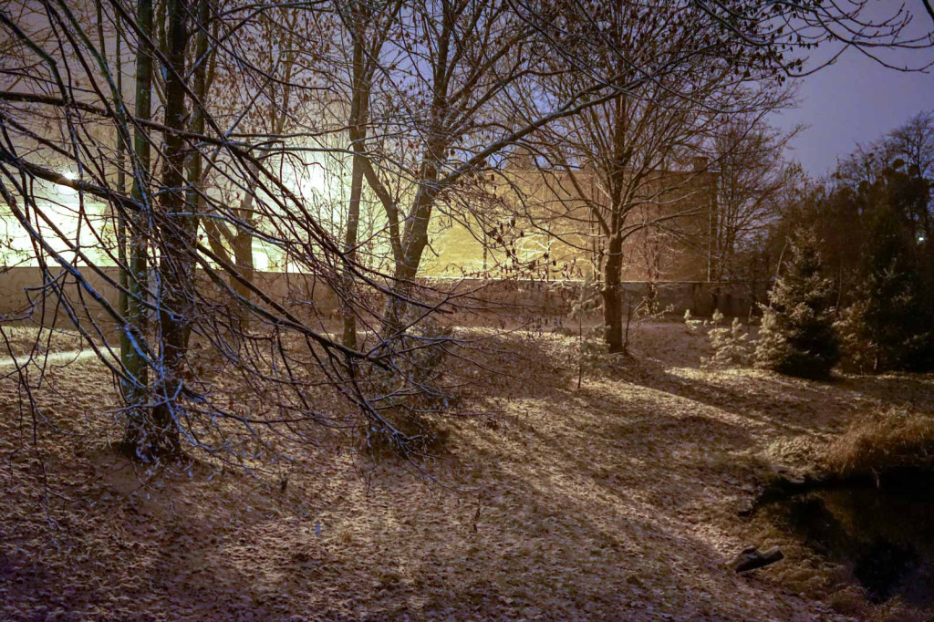 Pierwszy śnieg w Grodkowie [fotorelacja]