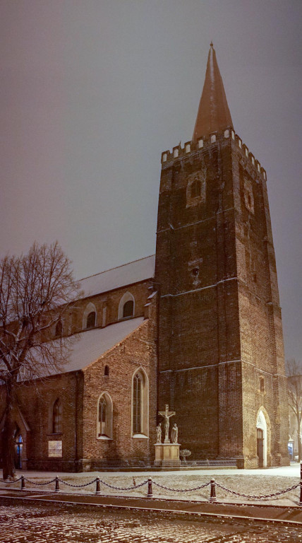 Pierwszy śnieg w Grodkowie [fotorelacja]