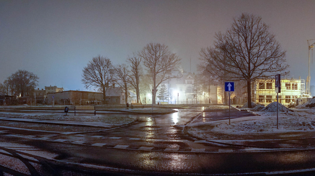 Pierwszy śnieg w Grodkowie [fotorelacja]