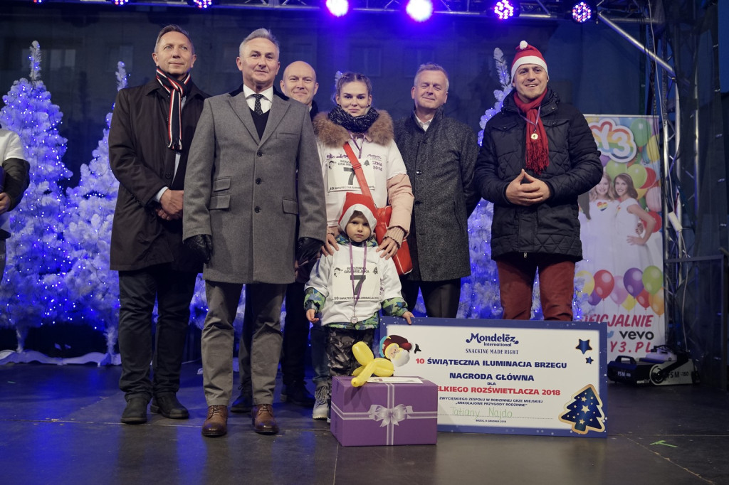 Jubileuszowa świąteczna iluminacja w Brzegu [fotorelacja]