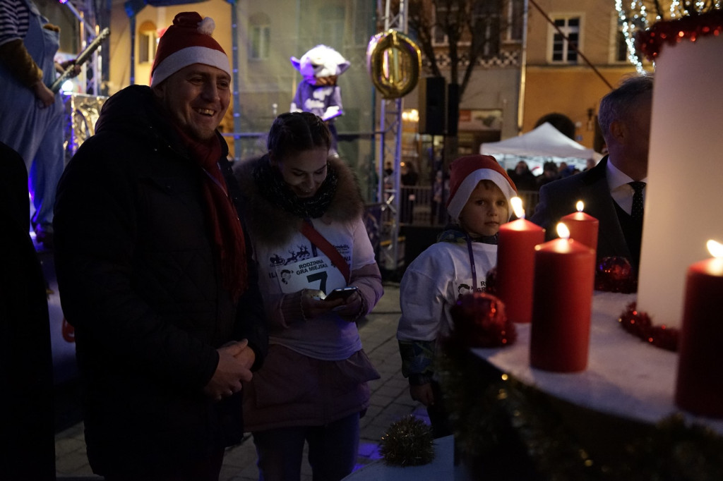 Jubileuszowa świąteczna iluminacja w Brzegu [fotorelacja]