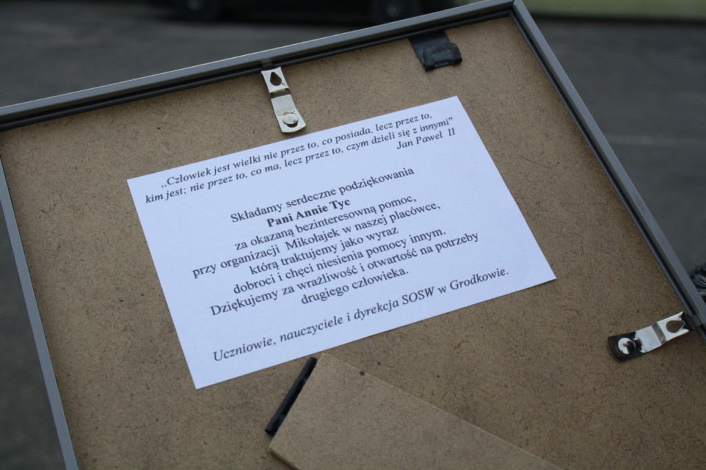 Mikołajki dla dzieci z Ośrodka Szkolno-Wychowawczego w Grodkowie