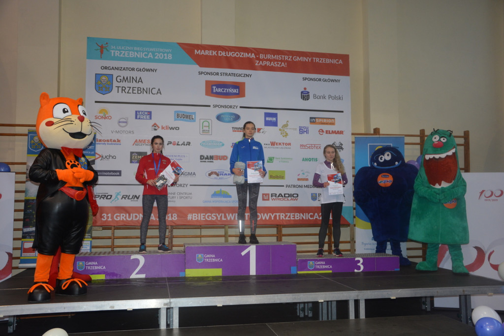 Młodzi biegacze Kotwicy Brzeg na podium 34. Ulicznego Biegu Sylwestrowego