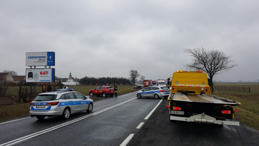 Dwie osoby zginęły w wypadku na DK 94 pod Strzelnikami