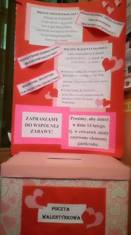 Walentynki w Przedszkolu Publicznym nr 8 w Brzegu