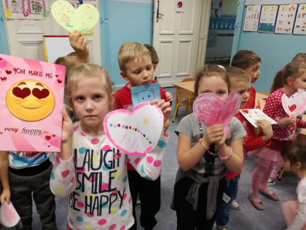Walentynki w Przedszkolu Publicznym nr 8 w Brzegu
