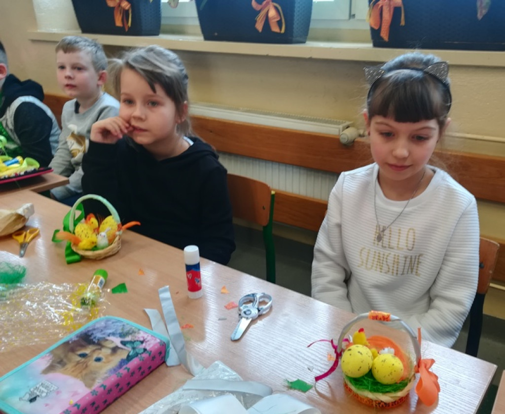 Warsztaty wielkanocne grodkowskich pierwszaków