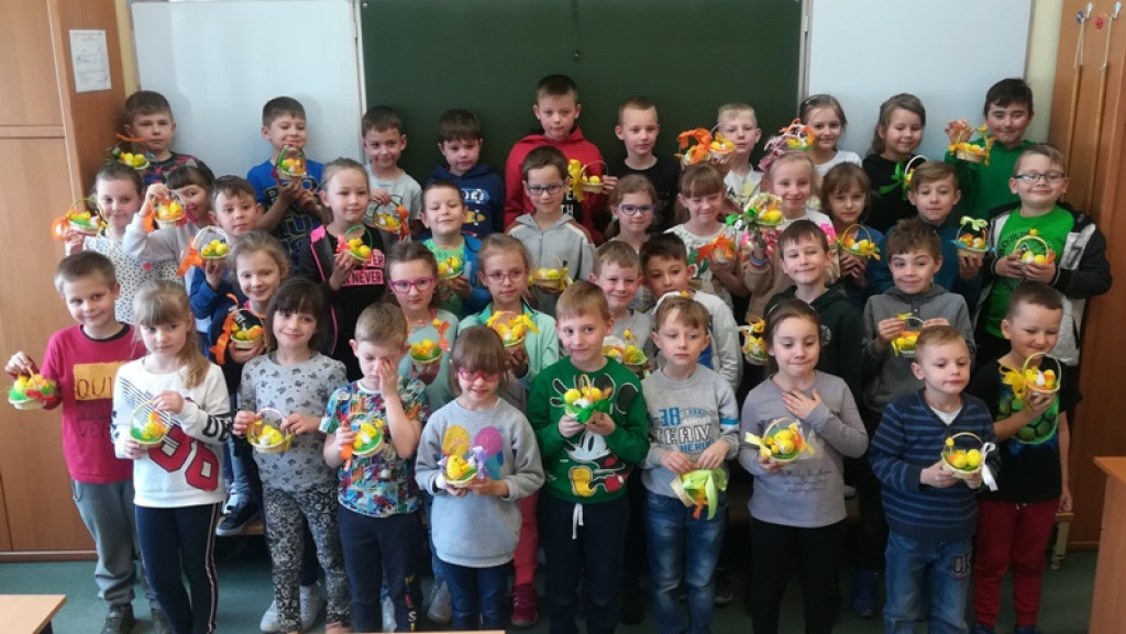 Warsztaty wielkanocne grodkowskich pierwszaków