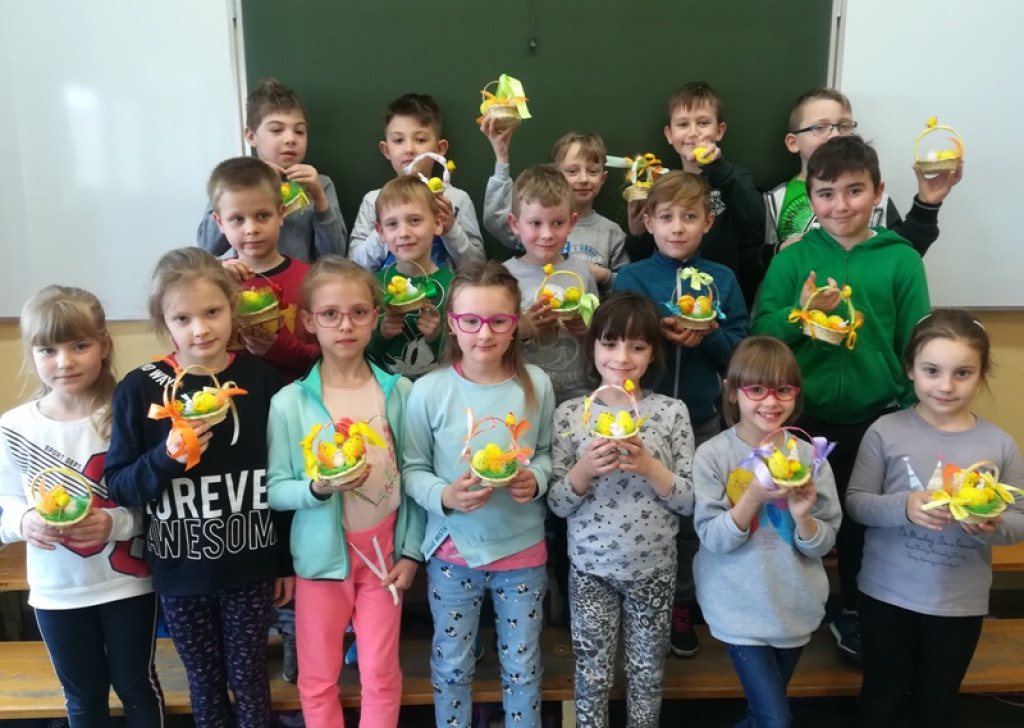 Warsztaty wielkanocne grodkowskich pierwszaków
