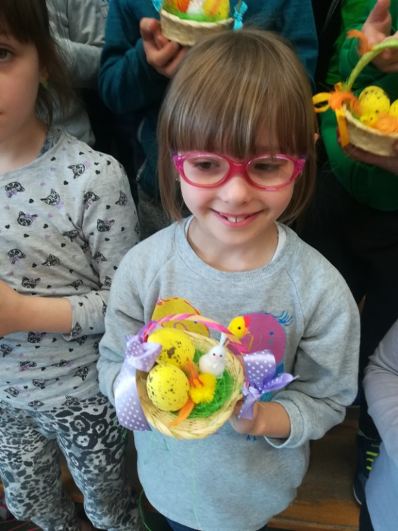 Warsztaty wielkanocne grodkowskich pierwszaków