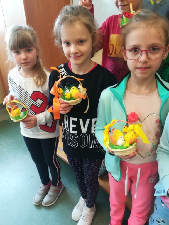 Warsztaty wielkanocne grodkowskich pierwszaków