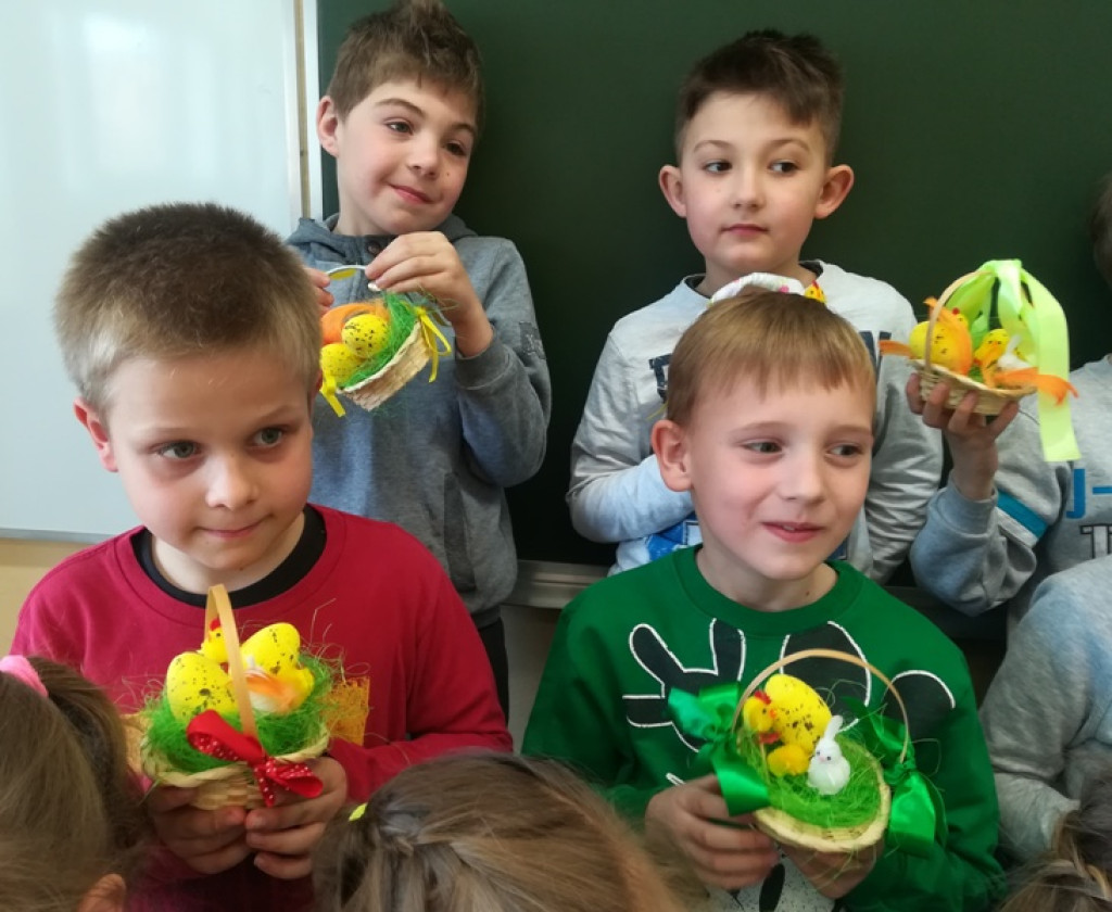 Warsztaty wielkanocne grodkowskich pierwszaków