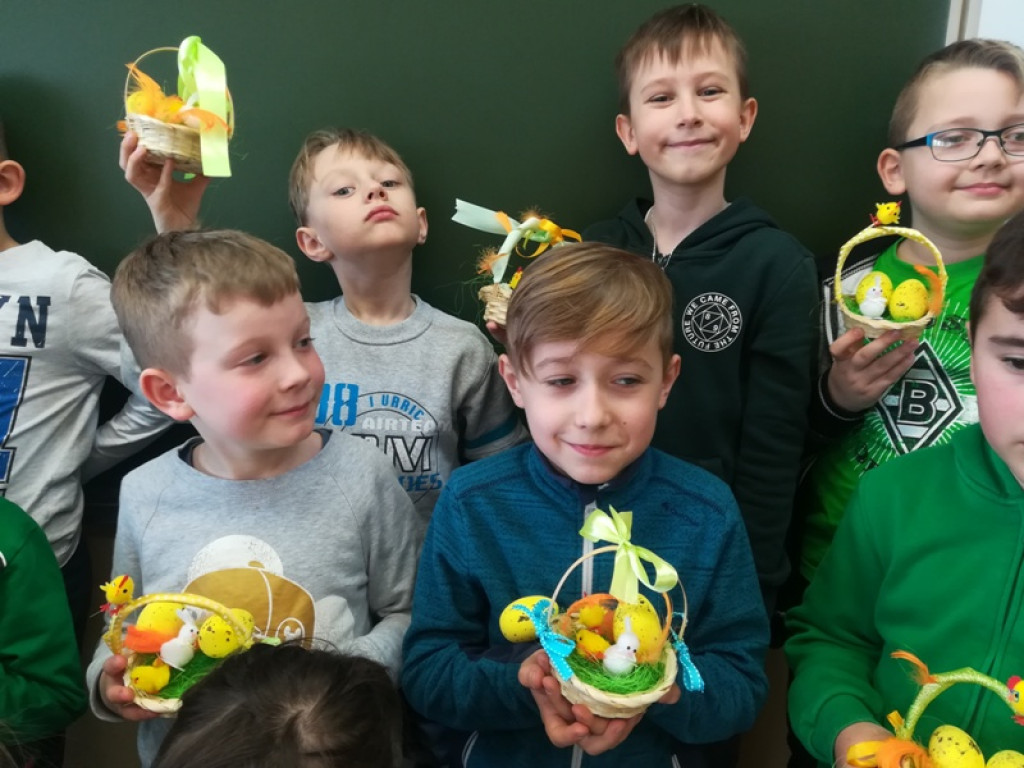 Warsztaty wielkanocne grodkowskich pierwszaków
